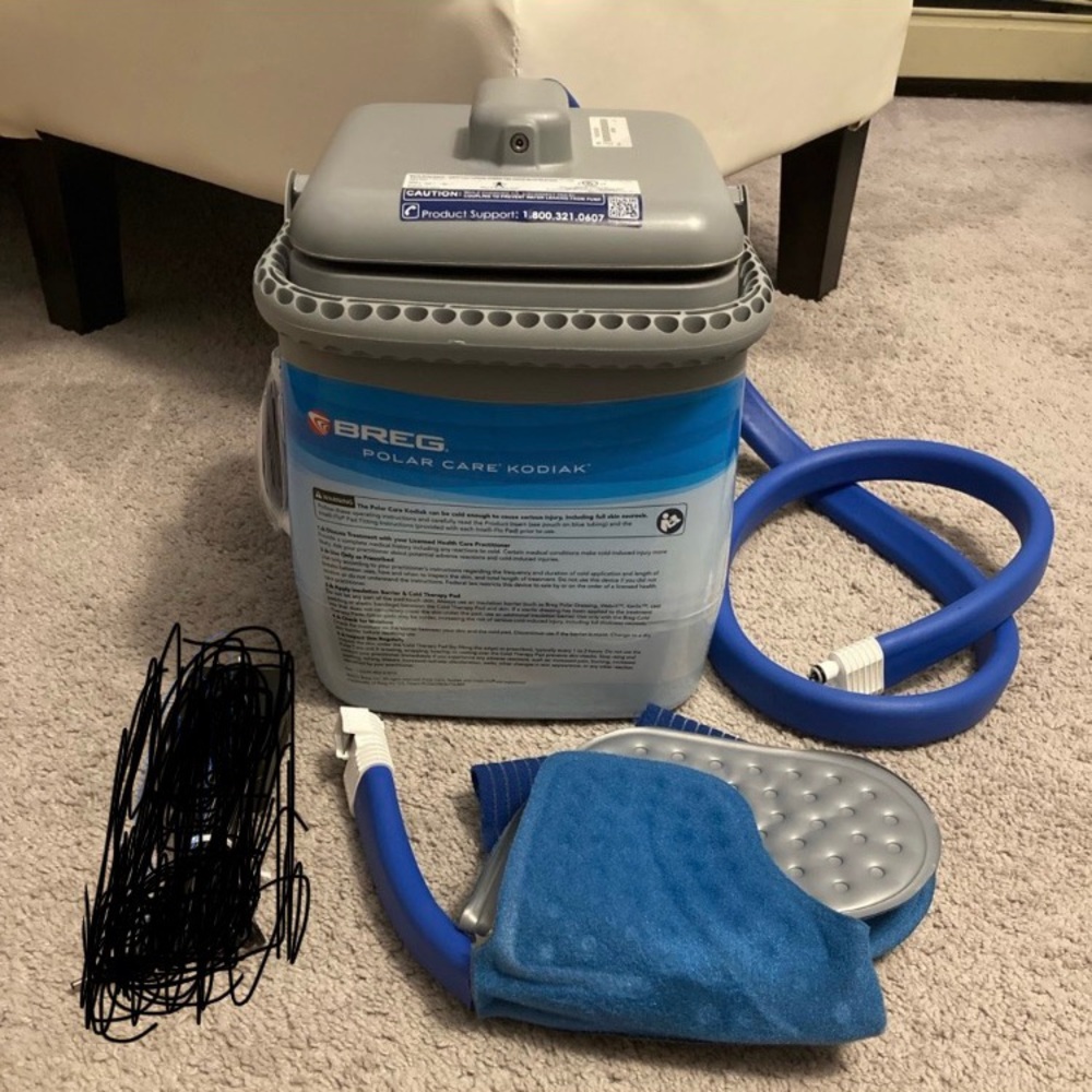 Breg Polar Care Kodiak Ice Machine with Intelli-Flo Pad & Manual Tested Working